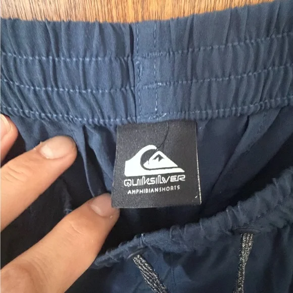 Quiksilver Navy Amphibian Swim Shorts hybrid - Picture 2 of 5